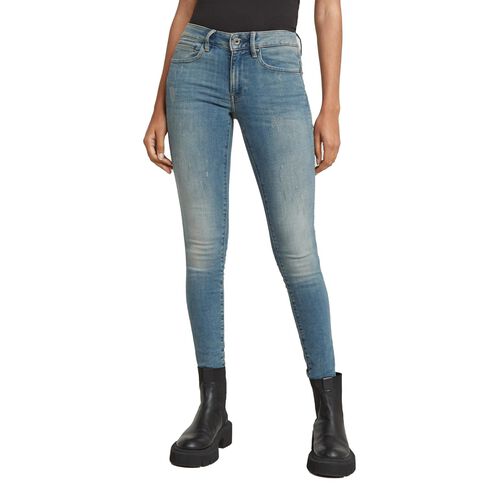 G-Star Midge Zip Mid Skinny Jeans